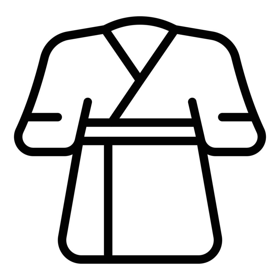 Cotton cardigan icon outline vector. Women clothing vector