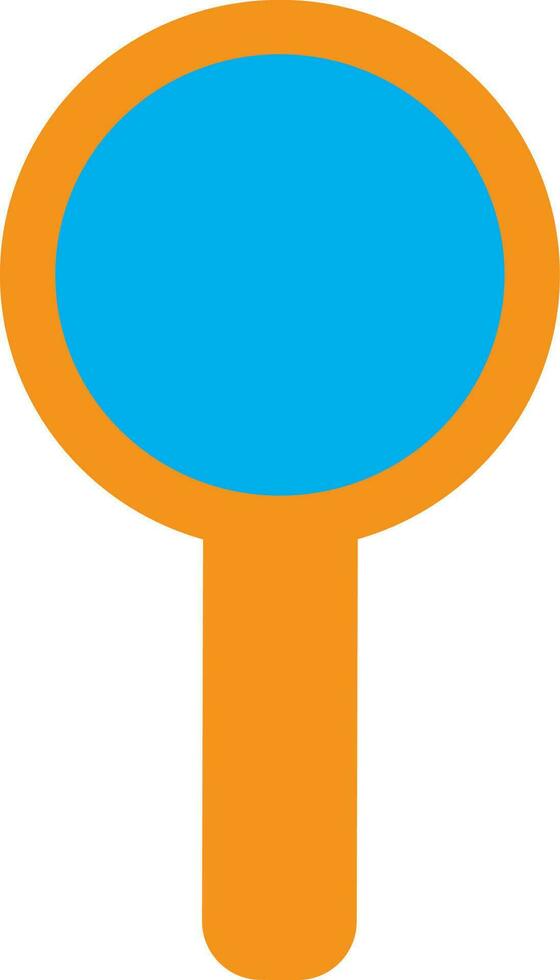 Magnifying glass icon for education concept. vector