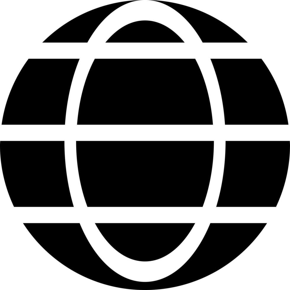 Vector illustration of world flat icon.
