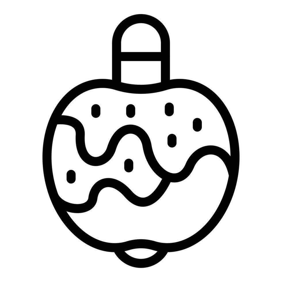 Jewish bakery icon outline vector. Israel religious vector