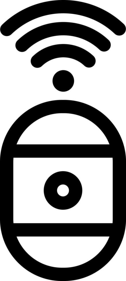 Wireless mouse icon or symbol. vector