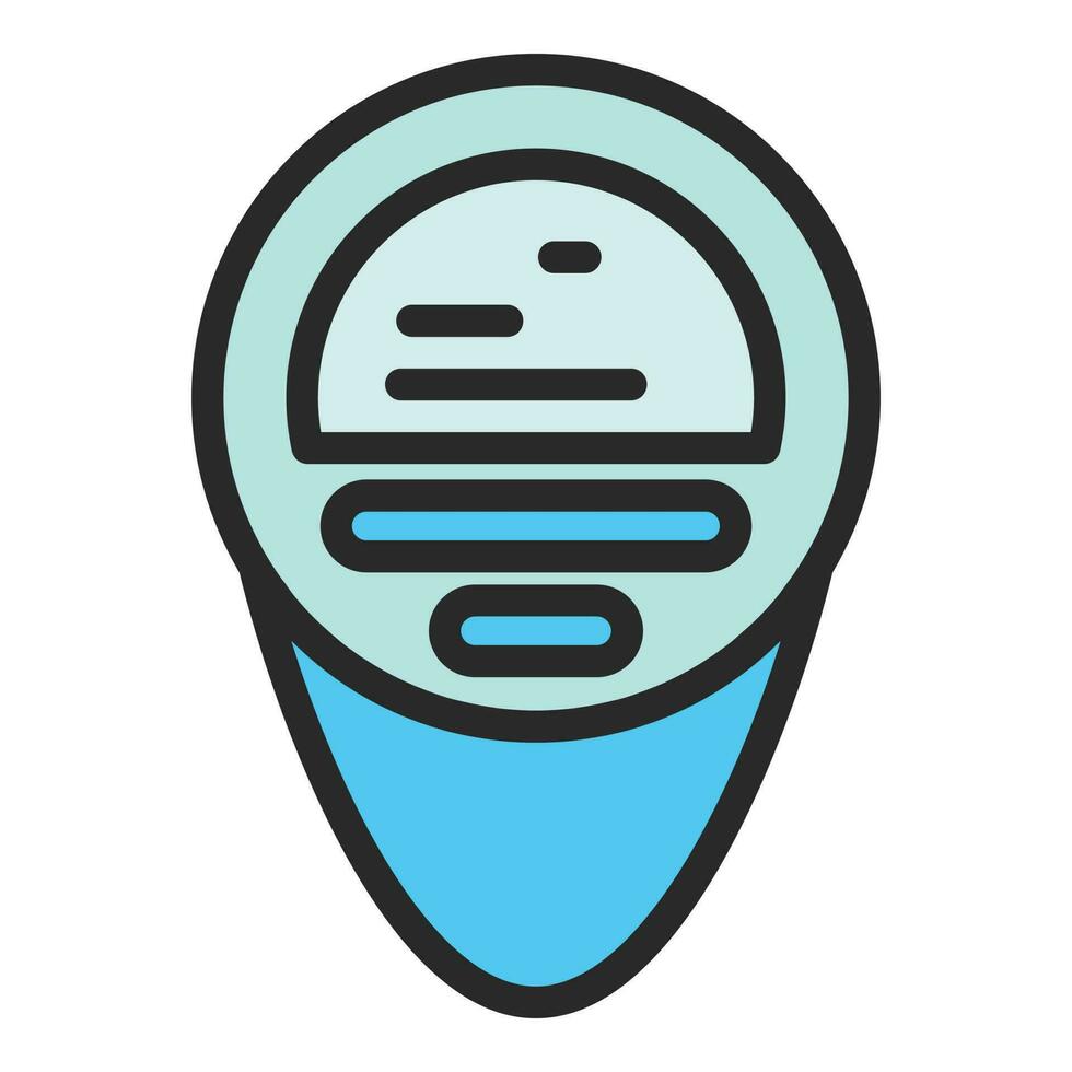 Digital tracker icon vector flat