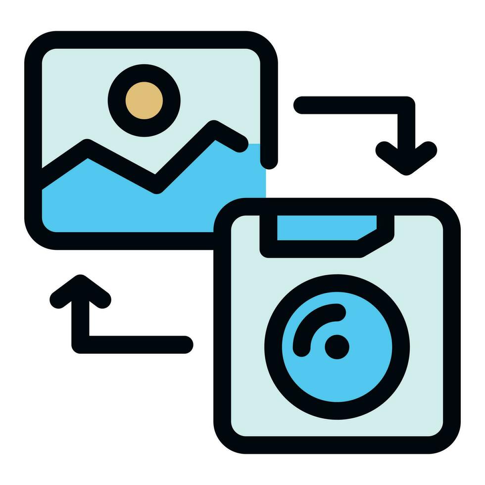 Content image filter icon vector flat