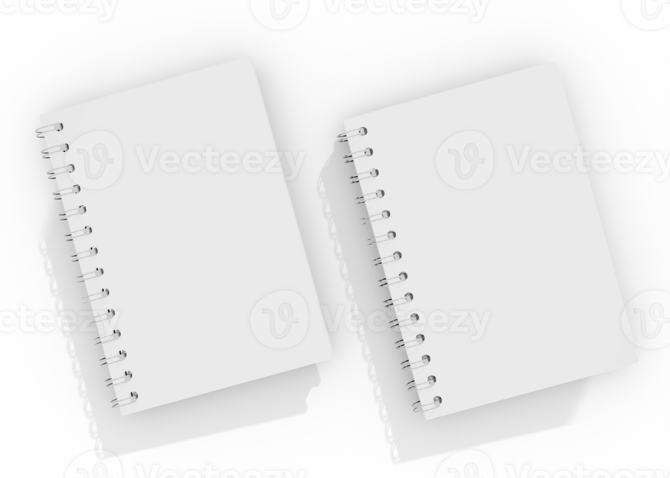 White Notebook mockup png