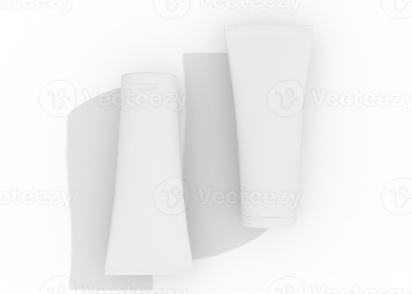 Face cream tube mockup png