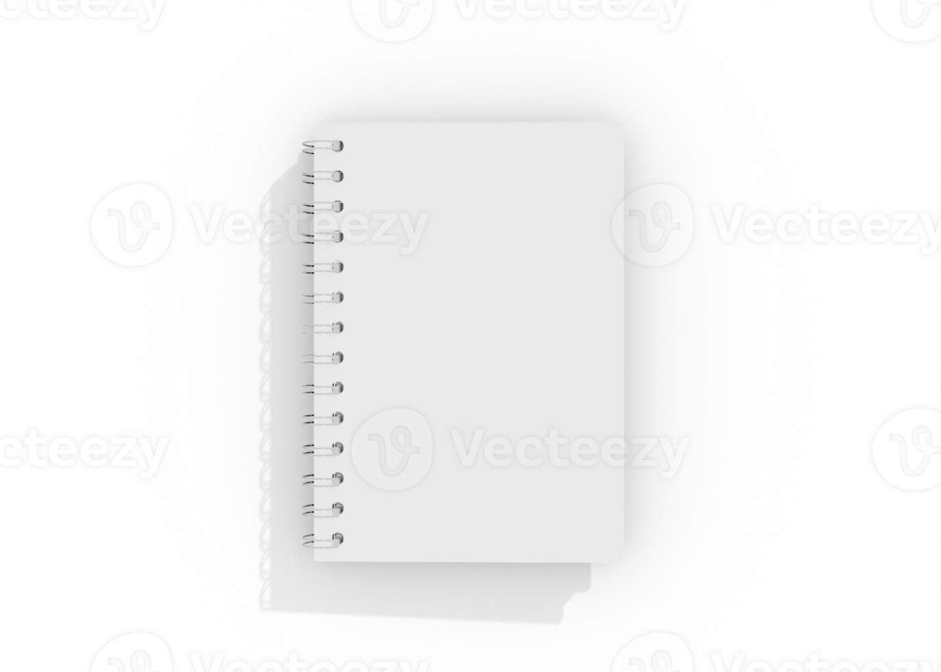White Notebook mockup png