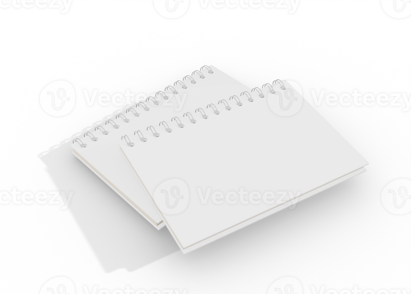 White Notebook mockup png