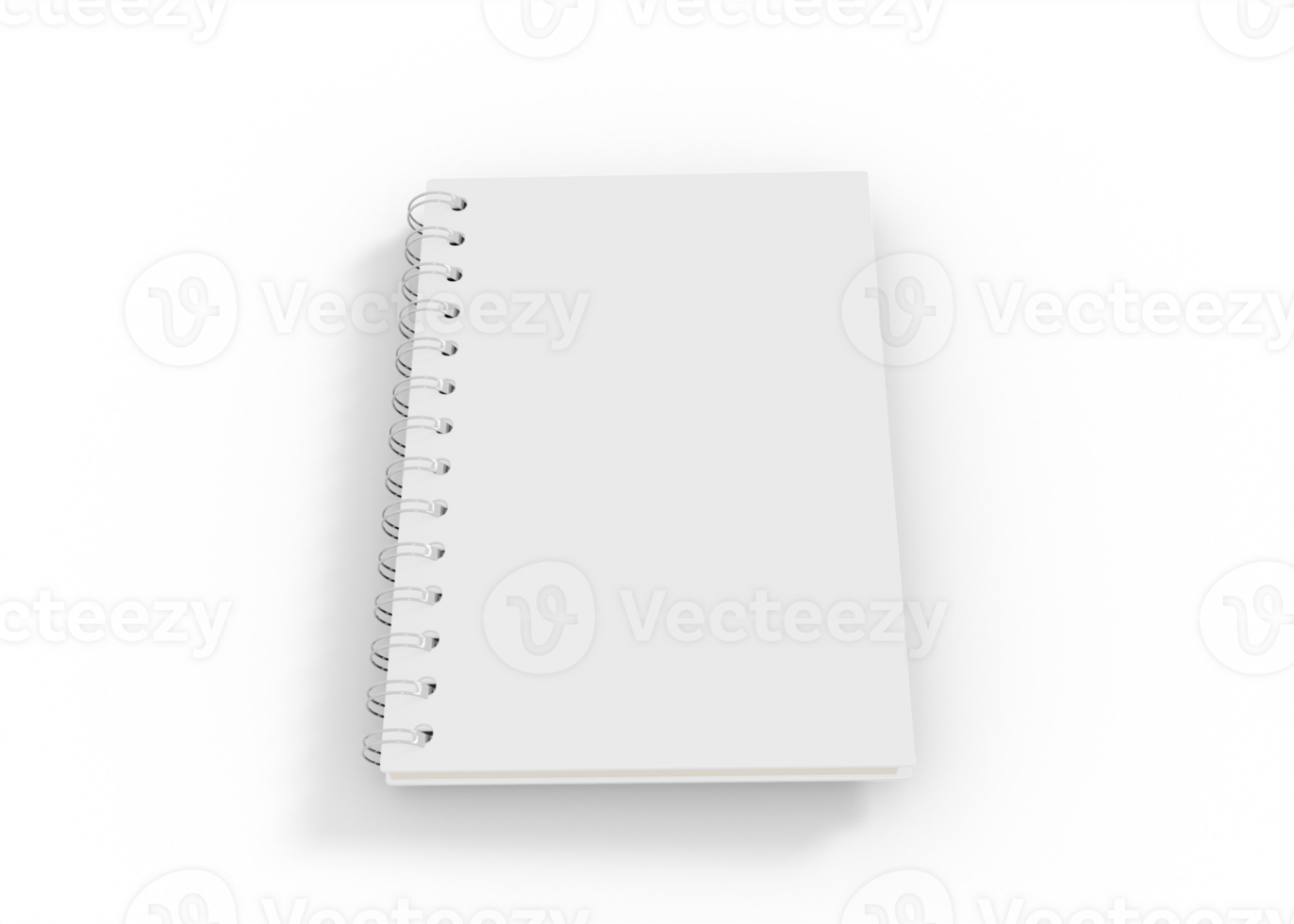 White Notebook mockup png