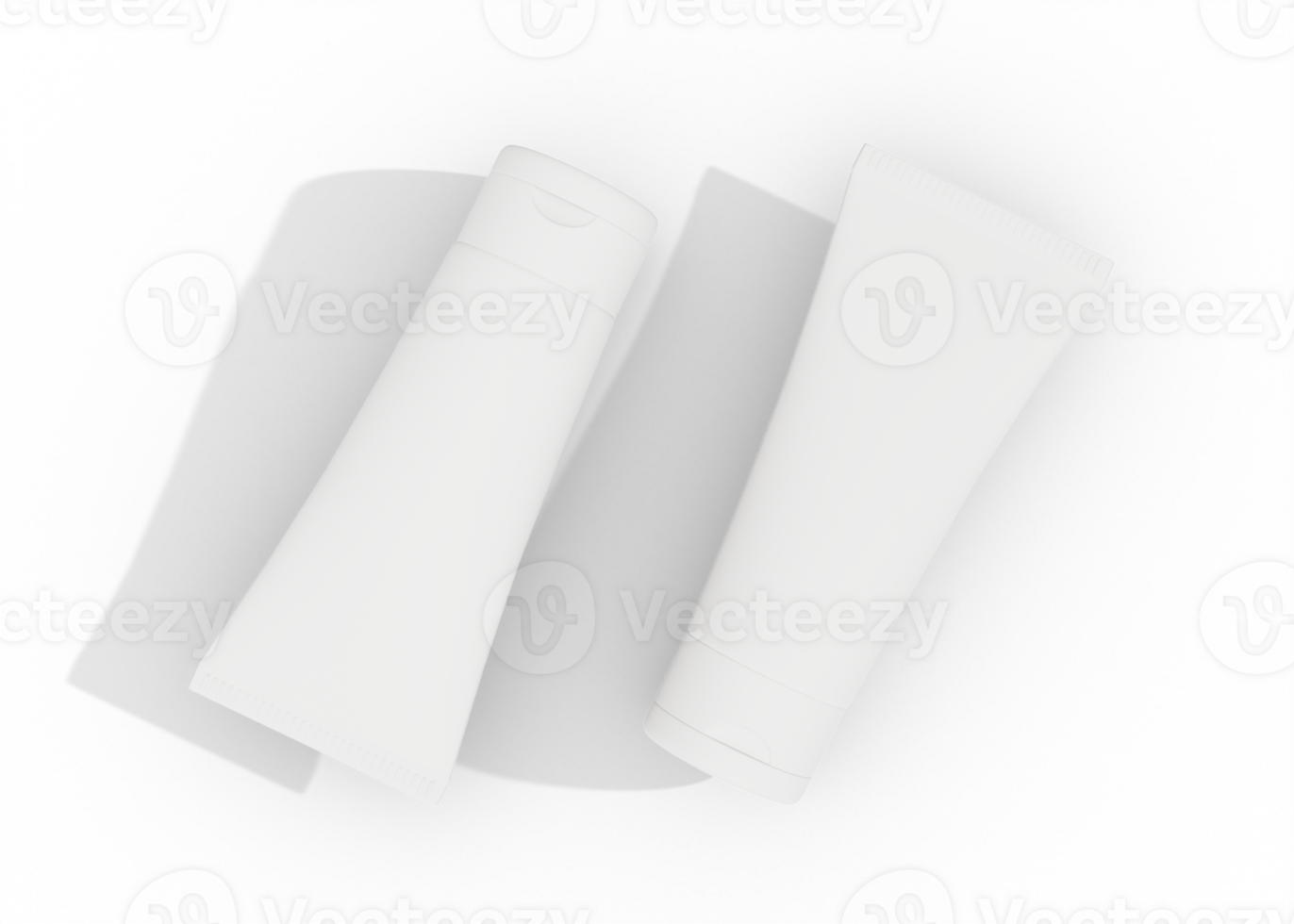 Face cream tube mockup png
