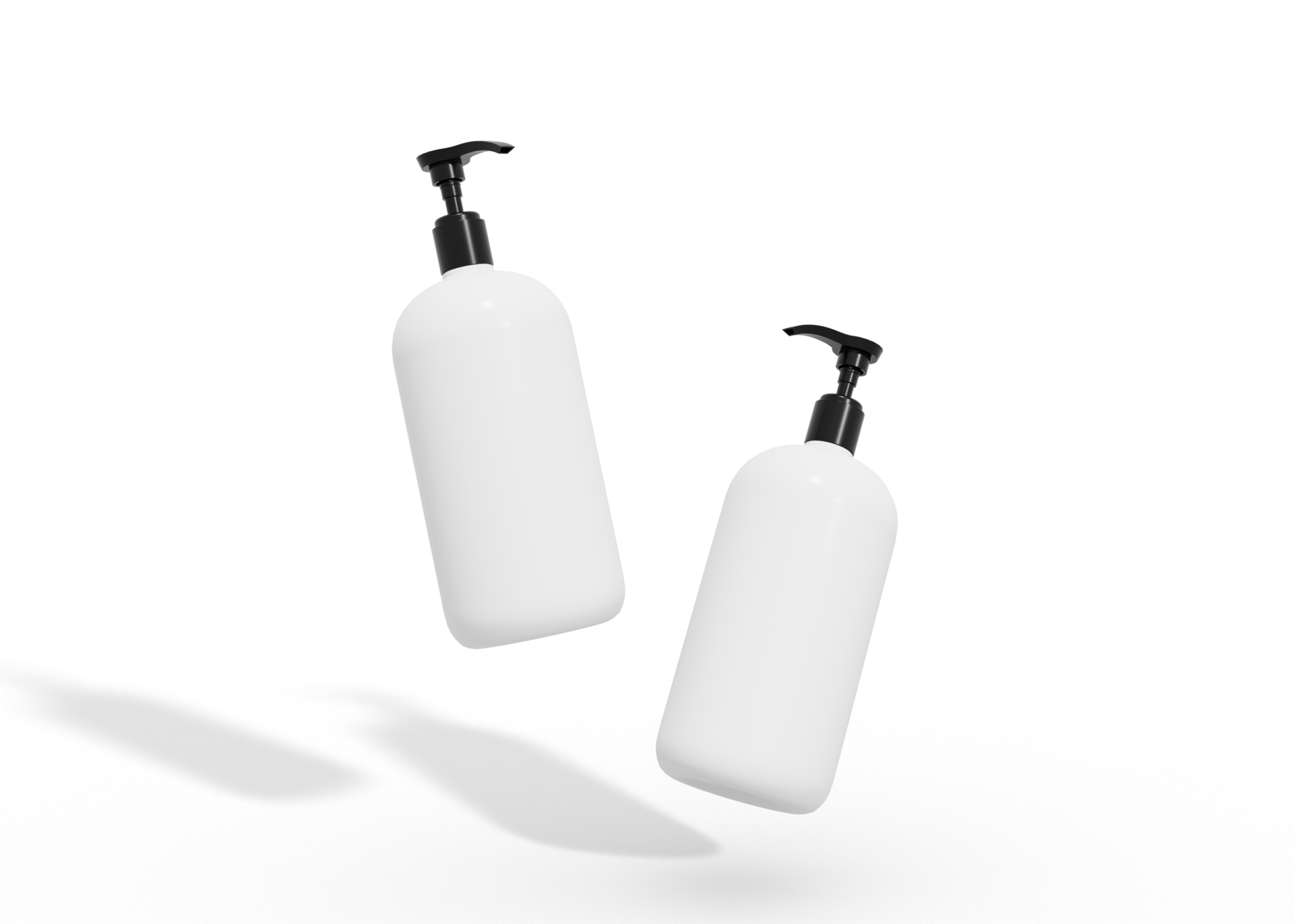 Shampoo and lotion bottle mockup 24241999 PNG
