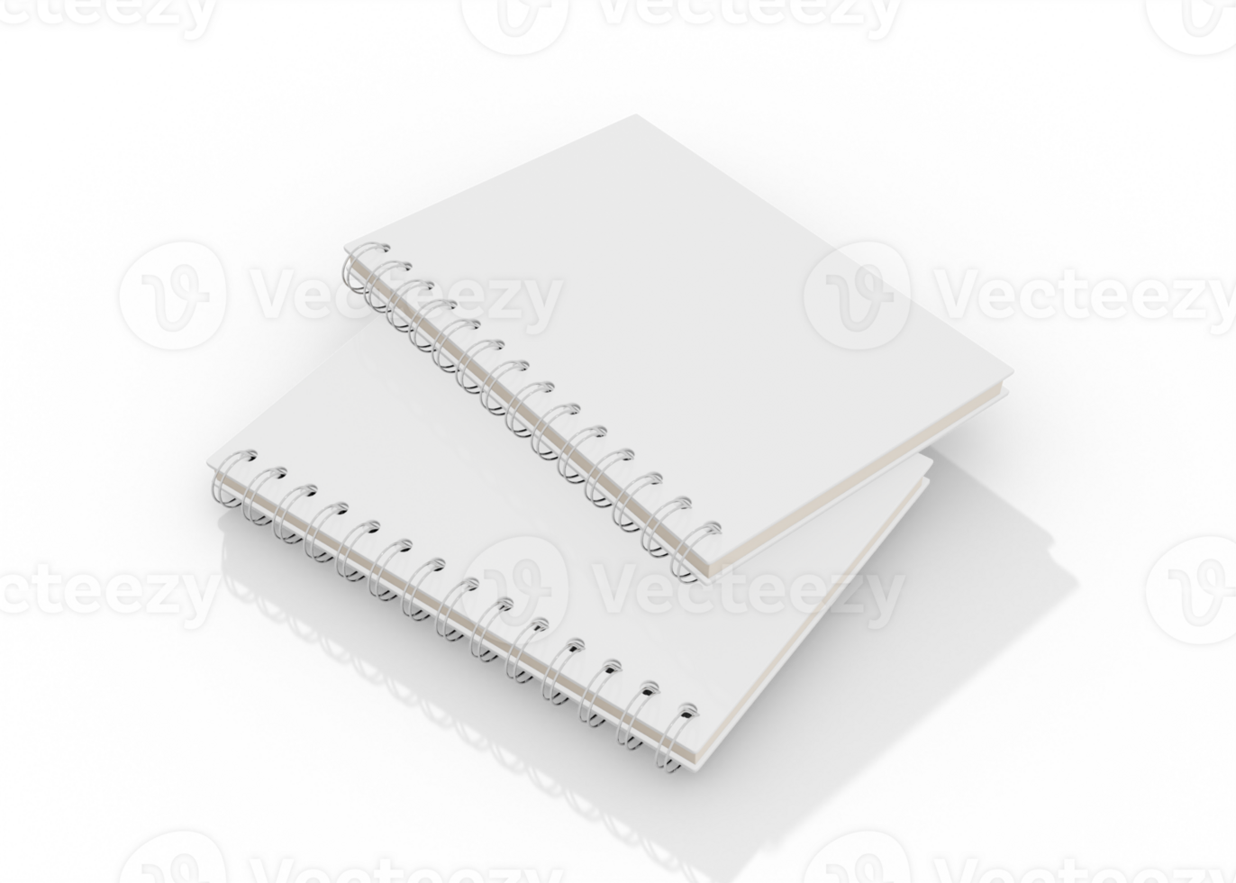 White Notebook mockup png