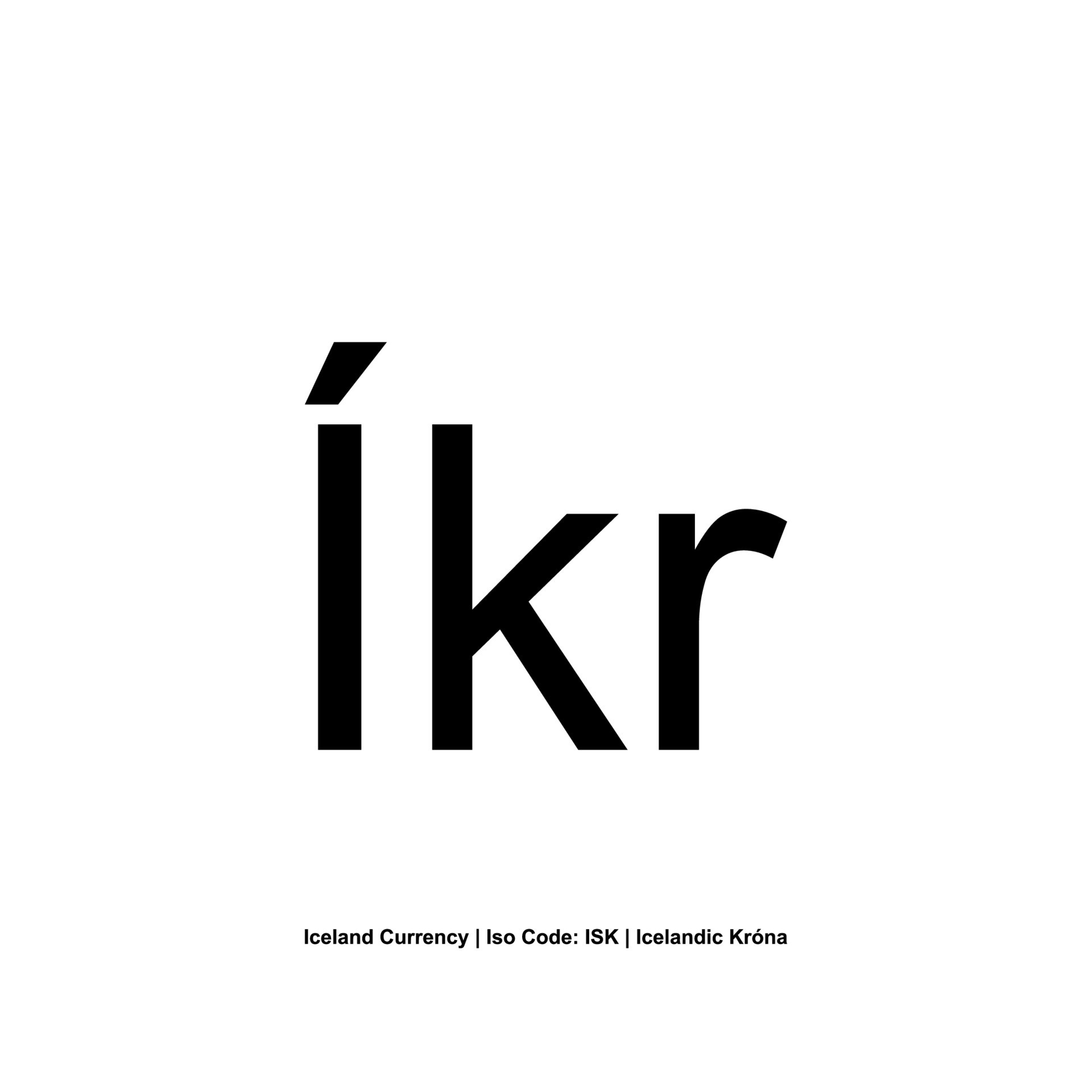 Iceland Currency Symbol Icelandic Krona Icon ISK Sign Vector iceland-currency-symbol-icelandic-krona-icon-isk-sign-vector