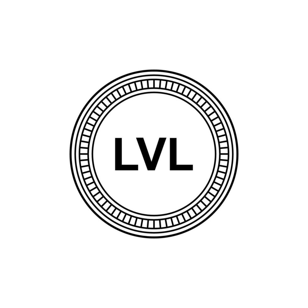 Latvia Currency Symbol, Latvian Lats Icon, LVL Sign. Vector Illustration