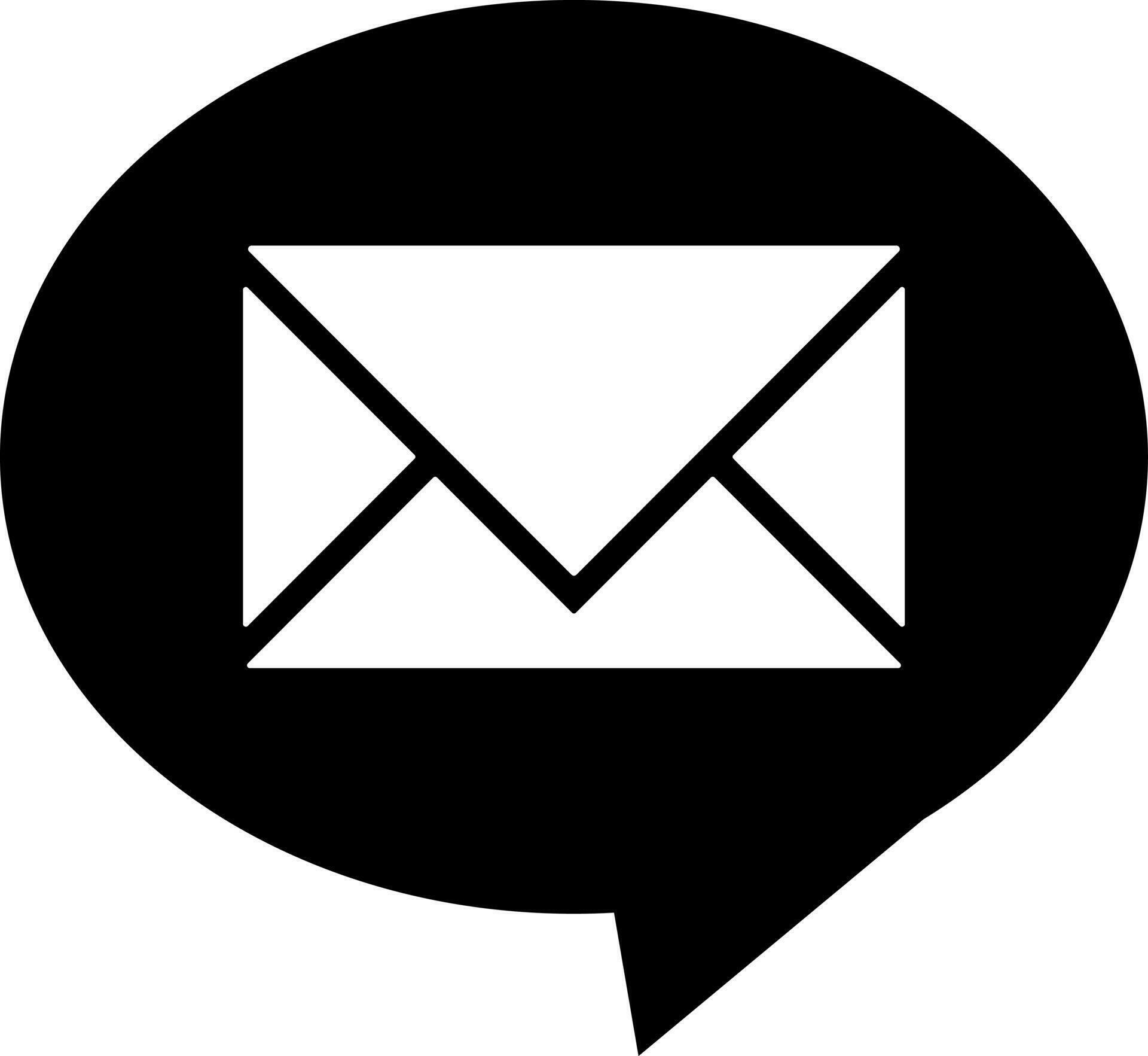 Communication mail icon or symbol. 24242664 Vector Art at Vecteezy