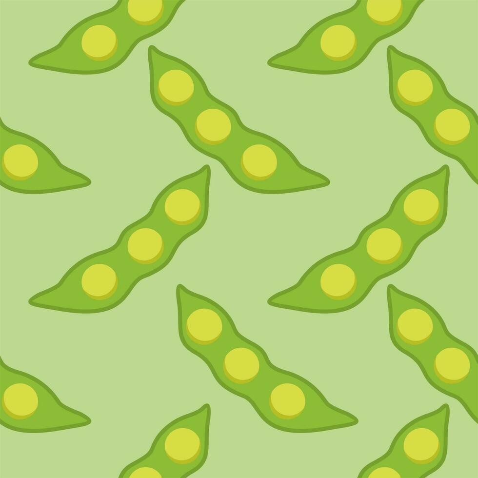 soybean seamless pattern vector illustration. vegan and vegetarian texture. Healthy food. Tasty vegan . Organic product. Culinary ingredient. Detailed vector design