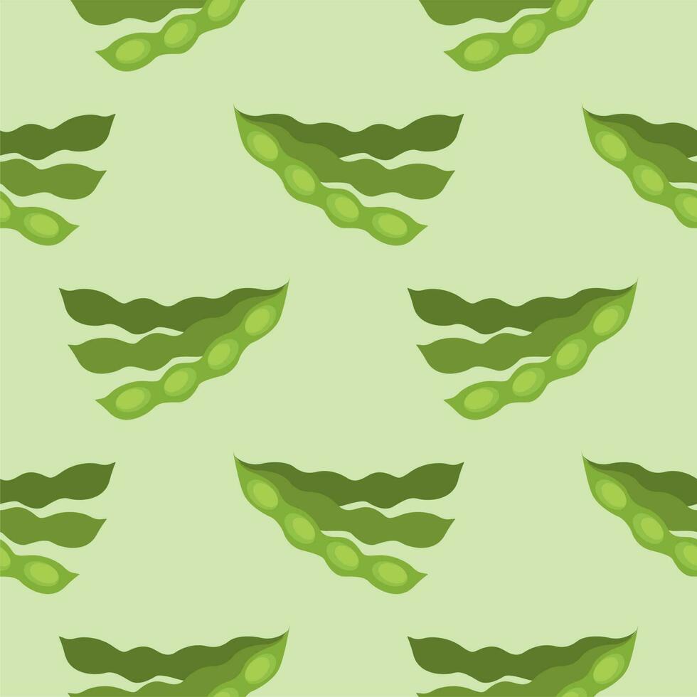 soybean seamless pattern vector illustration. vegan and vegetarian texture. Healthy food. Tasty vegan . Organic product. Culinary ingredient. Detailed vector design