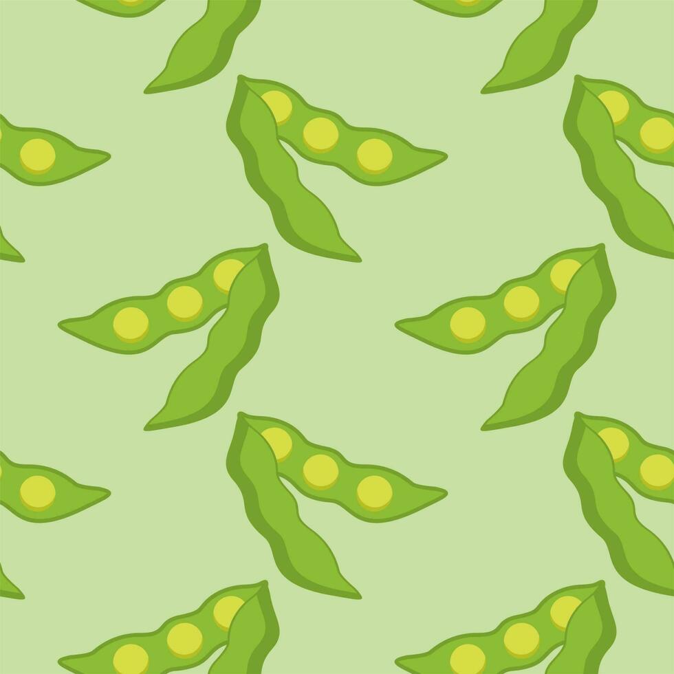 soybean seamless pattern vector illustration. vegan and vegetarian texture. Healthy food. Tasty vegan . Organic product. Culinary ingredient. Detailed vector design