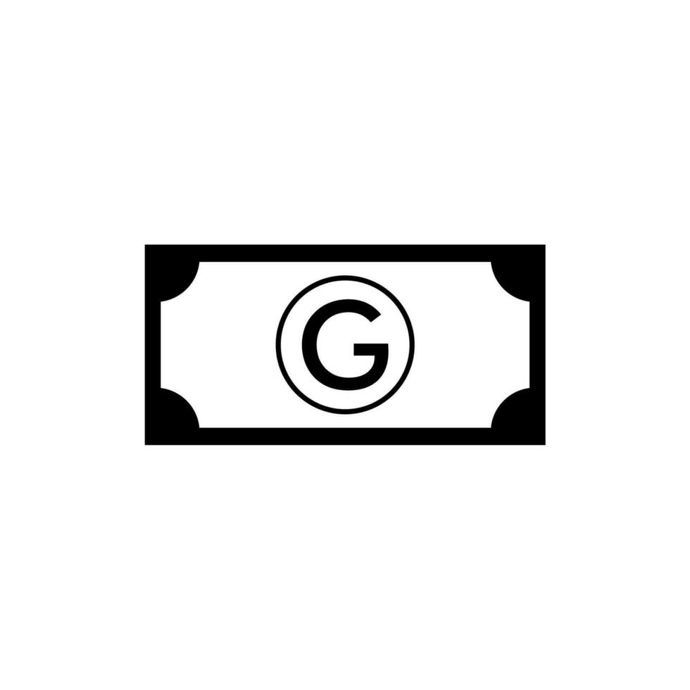 Haiti Currency Symbol, Haitian Gourde Icon, HTG Sign. Vector Illustration
