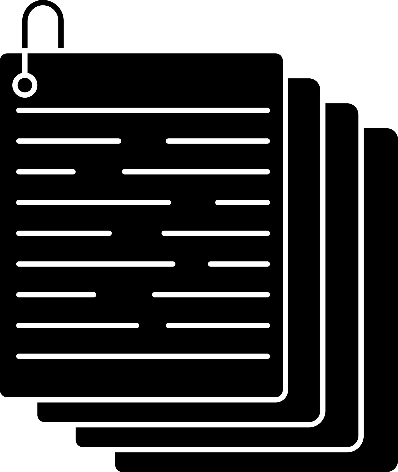 Script icon in glyph style. 24243107 Vector Art at Vecteezy