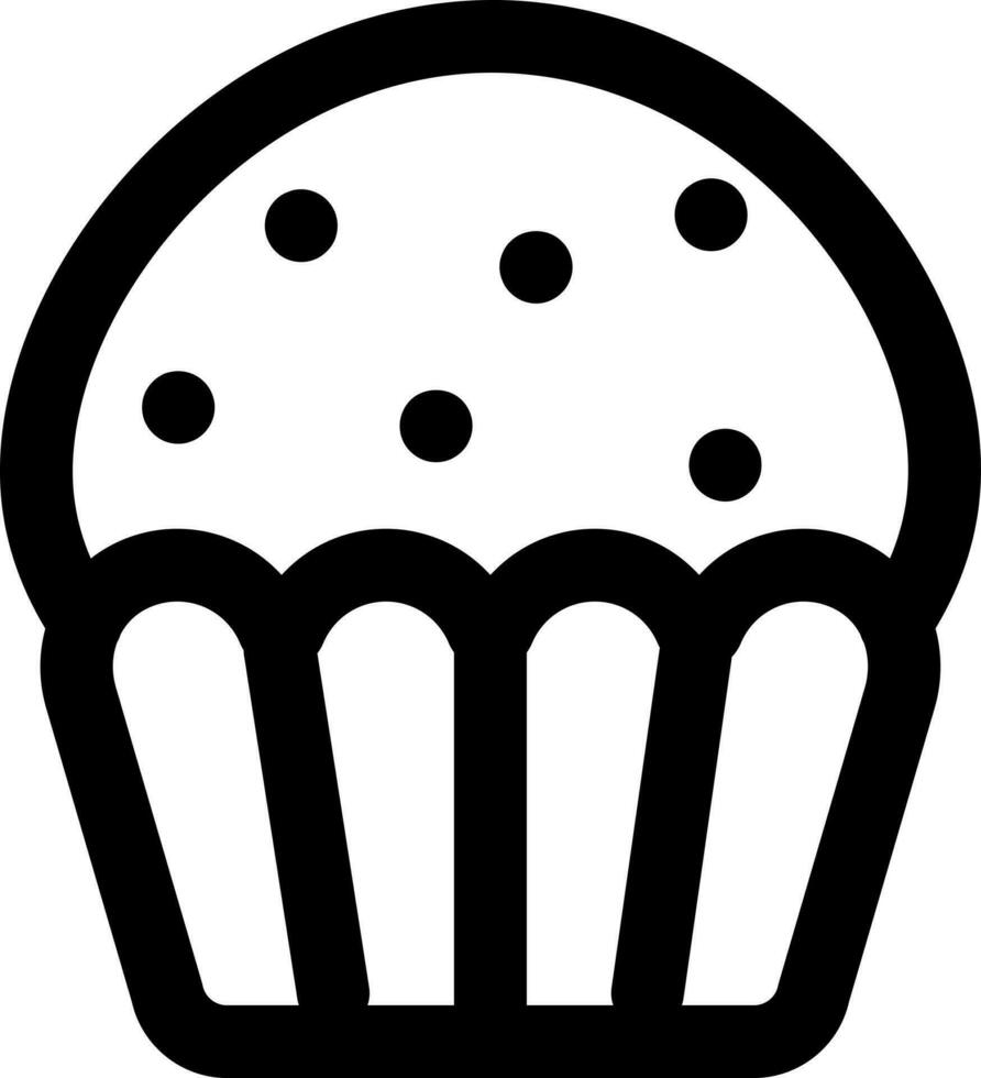 Pancake icon in line art. vector