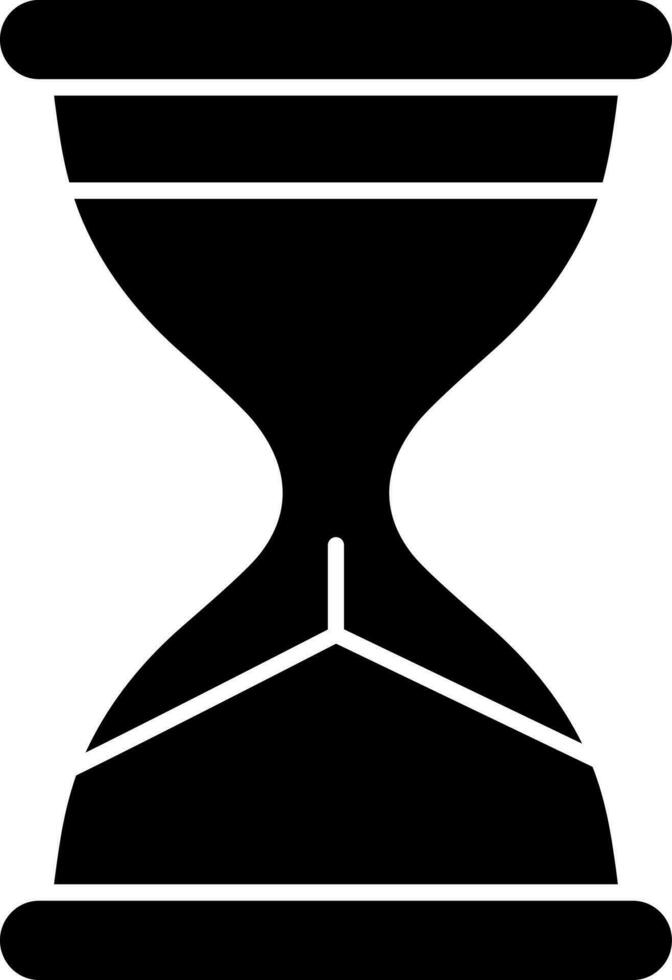 Hourglass icon in flat style. vector