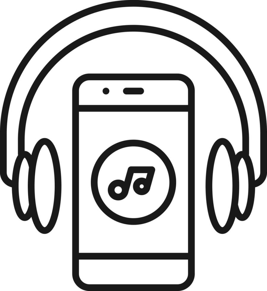 Mp3 music player icon or symbol. vector