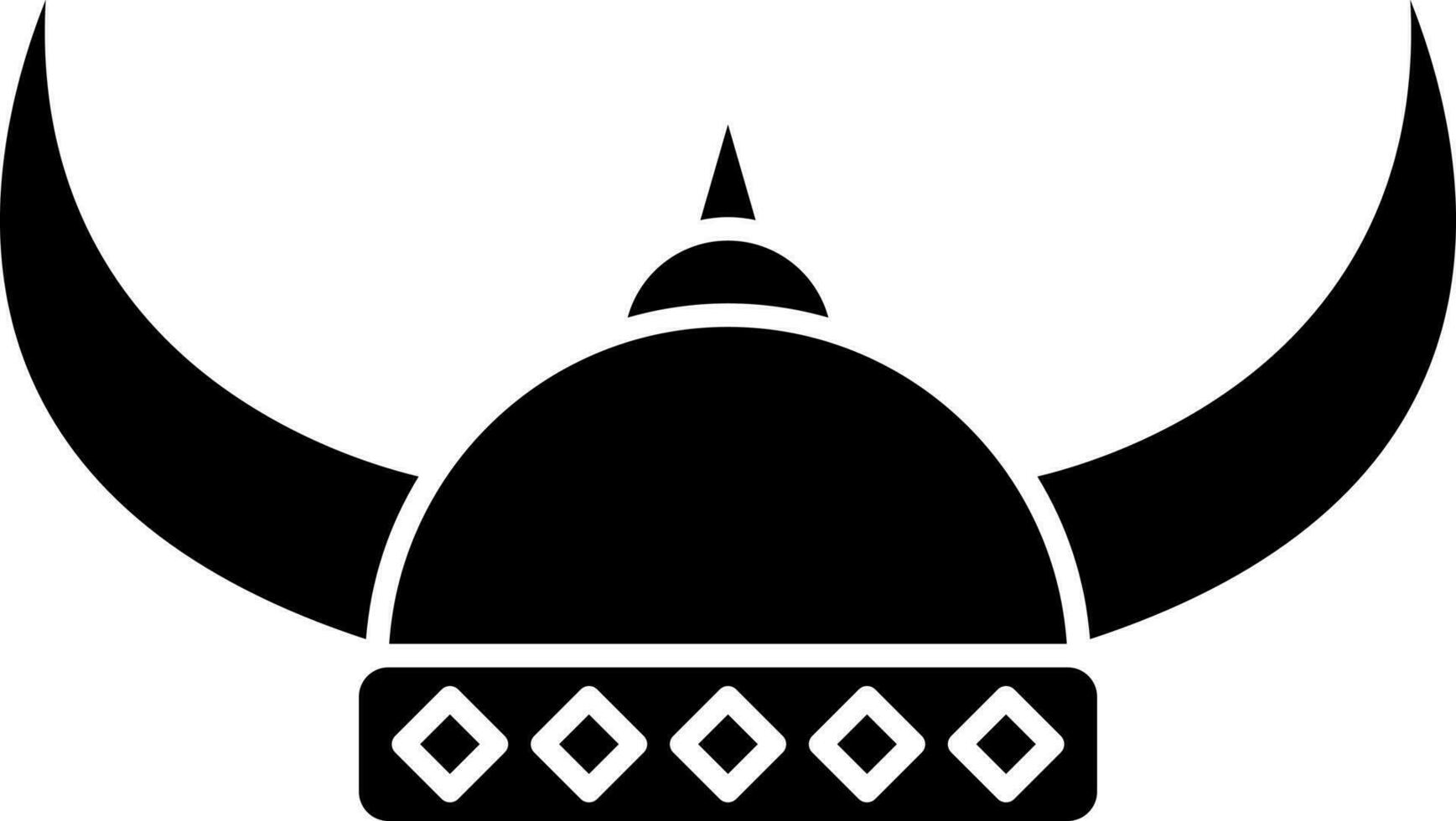 vector ilustración de vikingo icono o símbolo.
