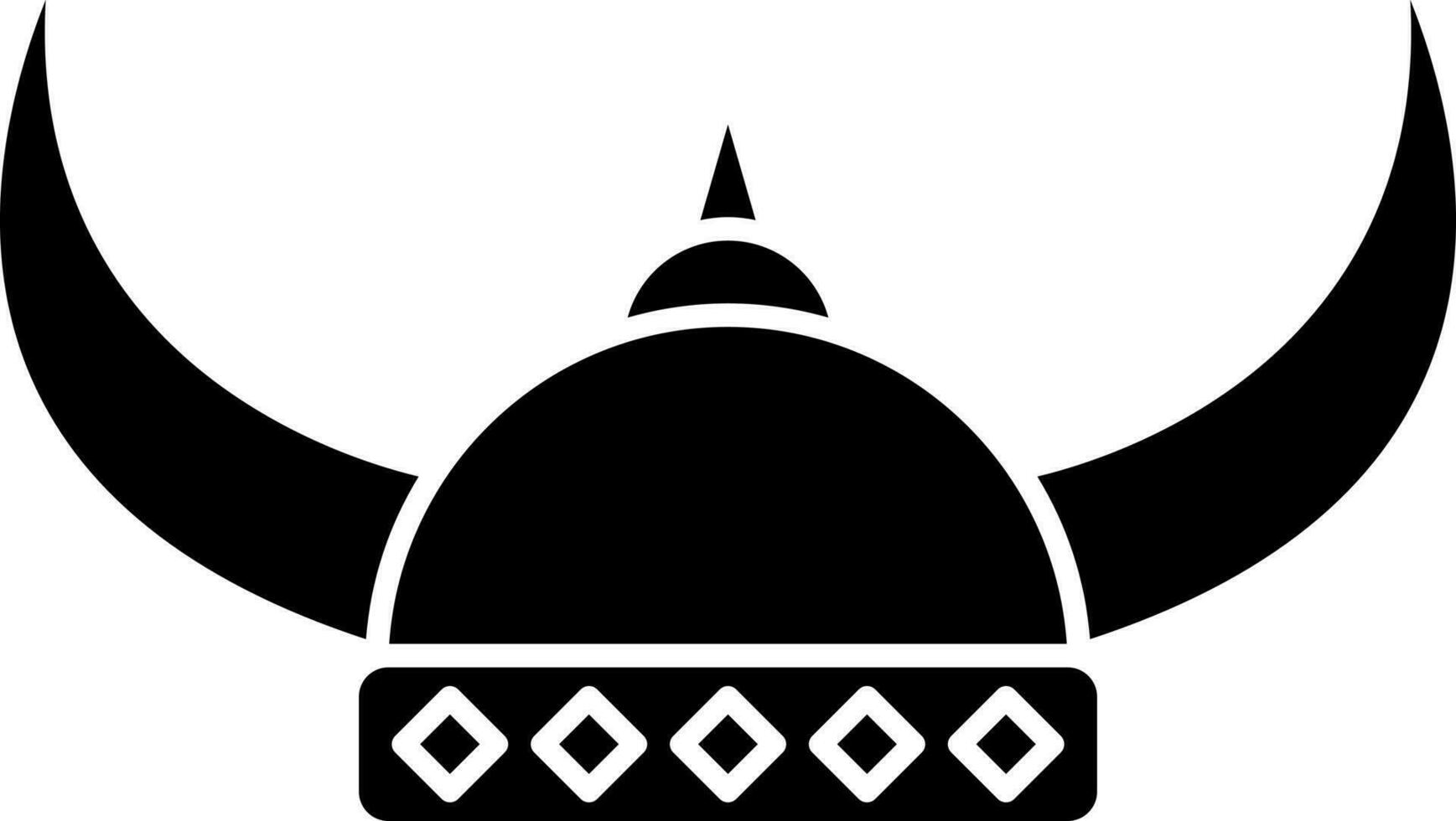 Vector illustration of viking icon or symbol.
