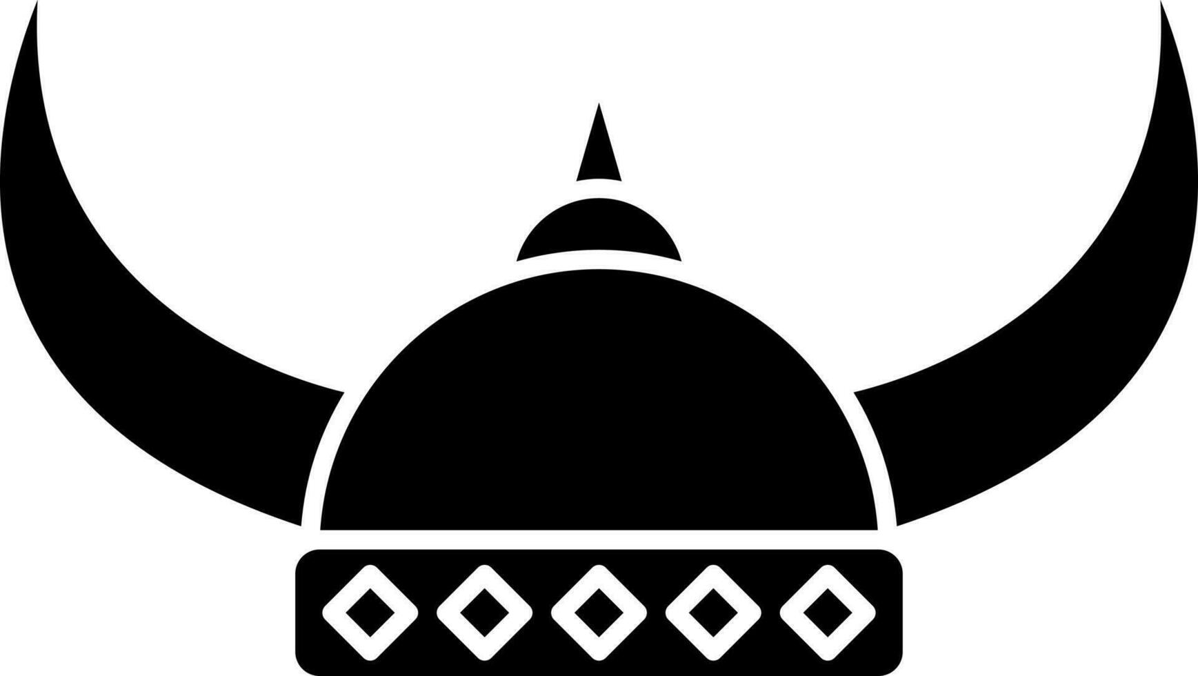 Vector illustration of viking icon or symbol.