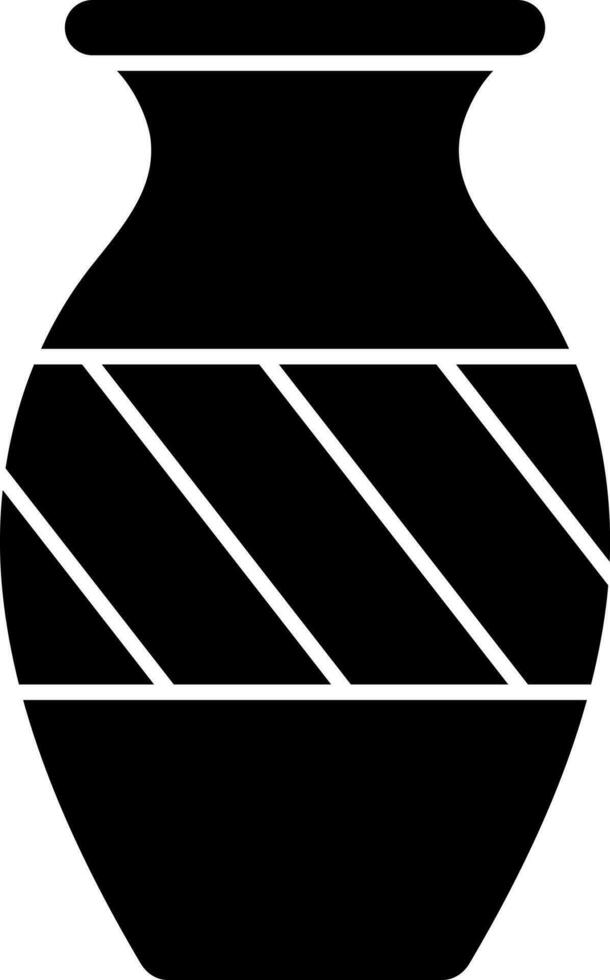 Isolated vase icon or symbol. vector