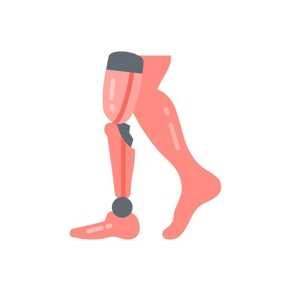 Prosthetic icon in vector. Illustration vector