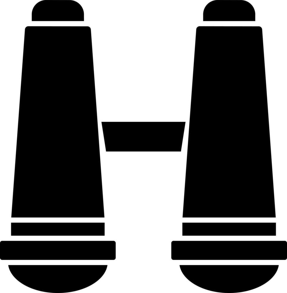 Binoculars icon or symbol in flat style. vector