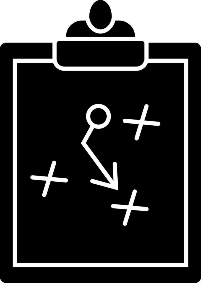 Strategy icon or symbol in flat style. vector