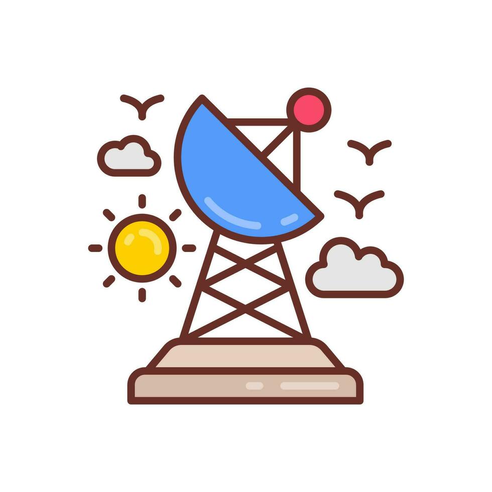 Advanced Weather Forecasting icon in vector. Illustration vector