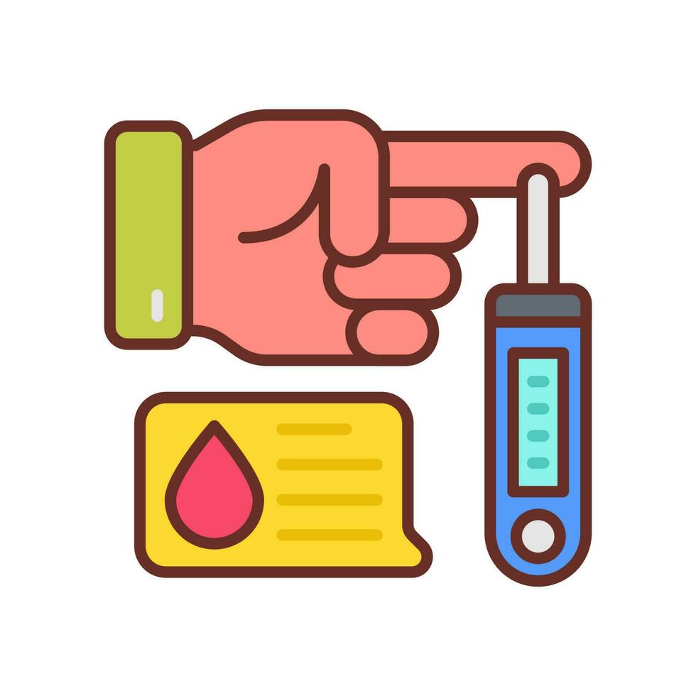 Diabetic Emergency icon in vector. Illustration vector