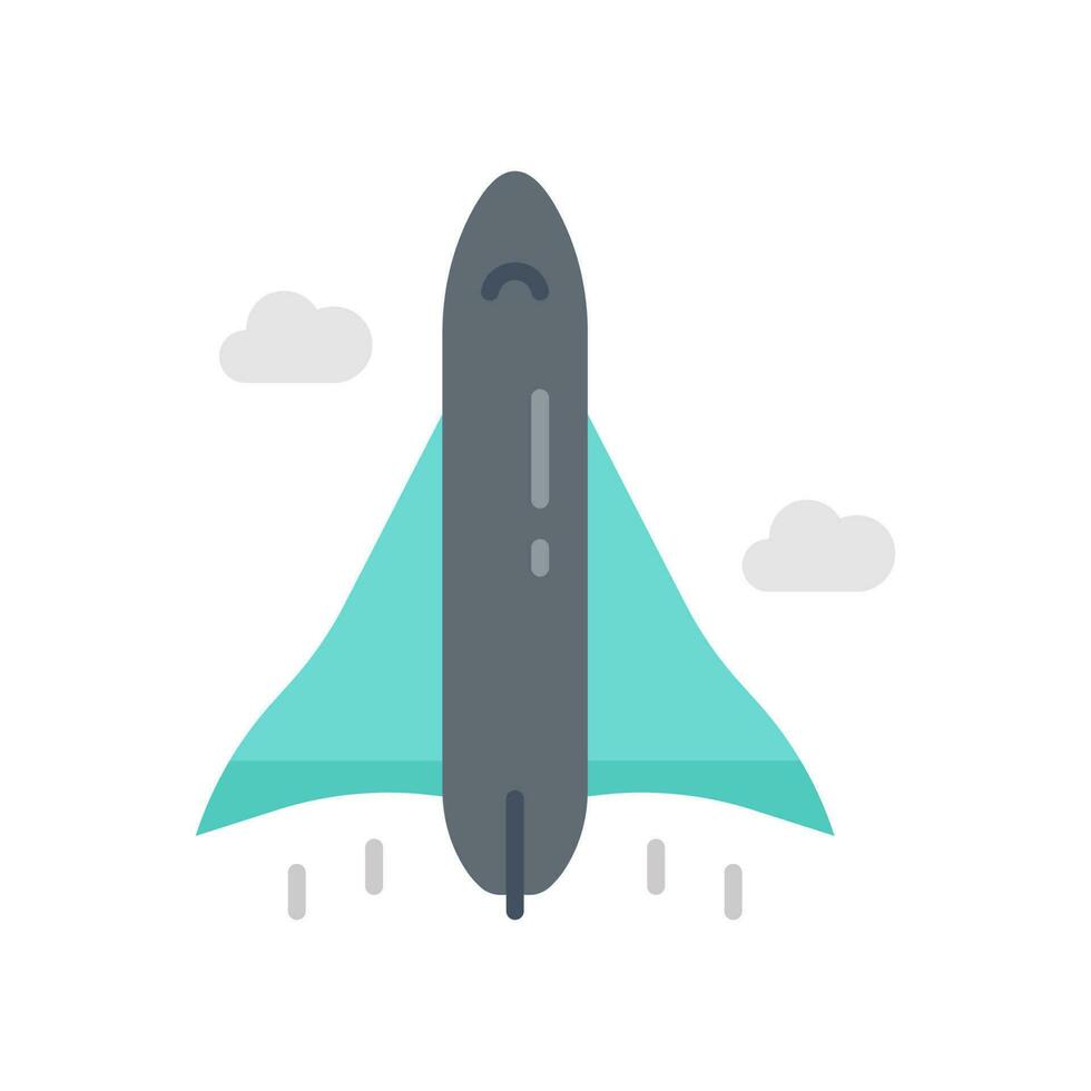 Hypersonic Transport icon in vector. Illustration vector