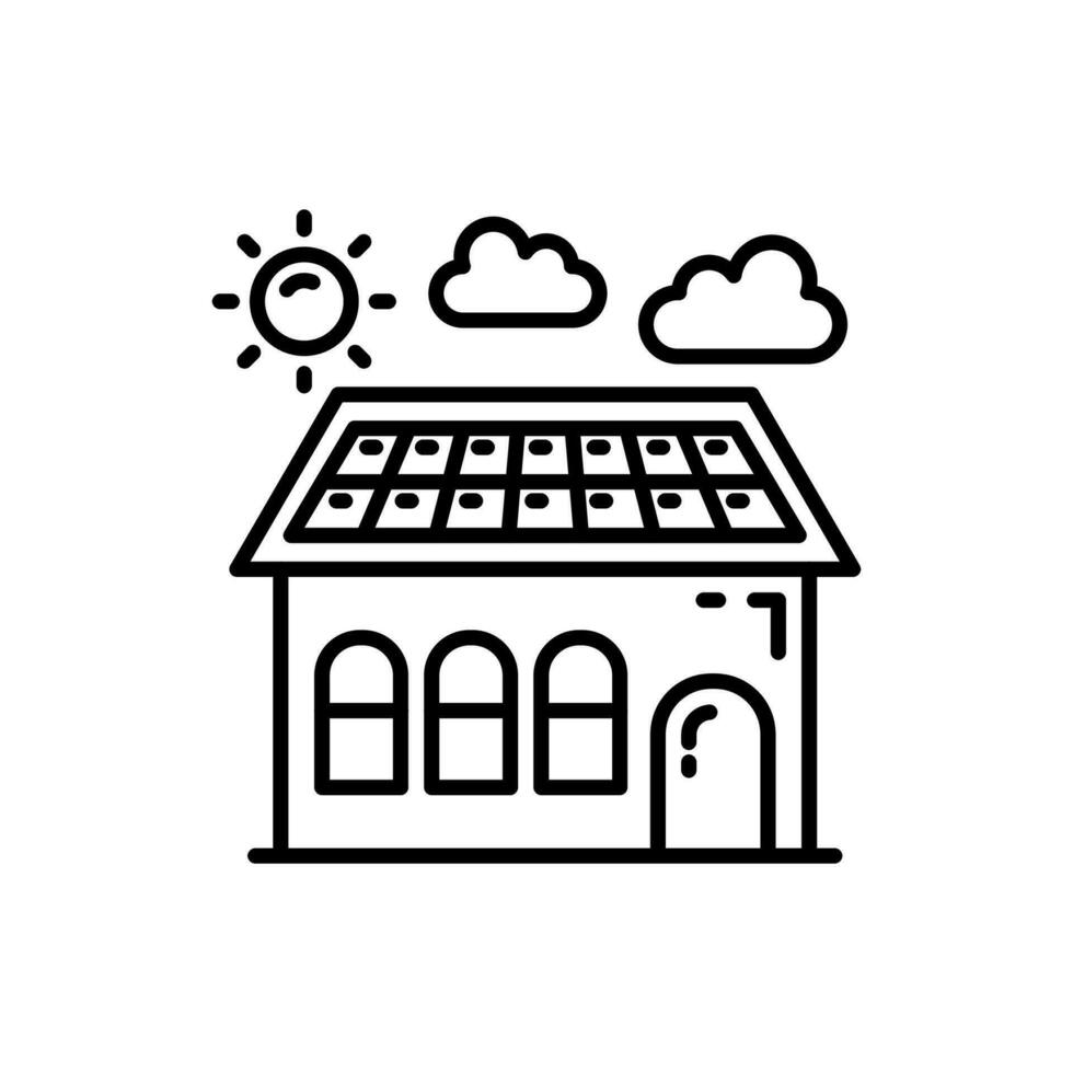 Solar PV Roof icon in vector. Illustration 24244266 Vector Art at Vecteezy