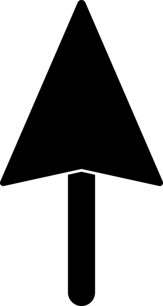 Illustration of creative an arrow icon. vector