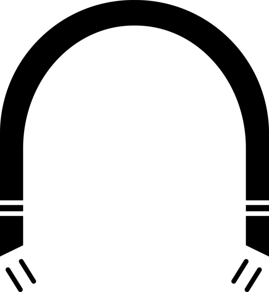 Illustration of magnet icon or symbol. vector
