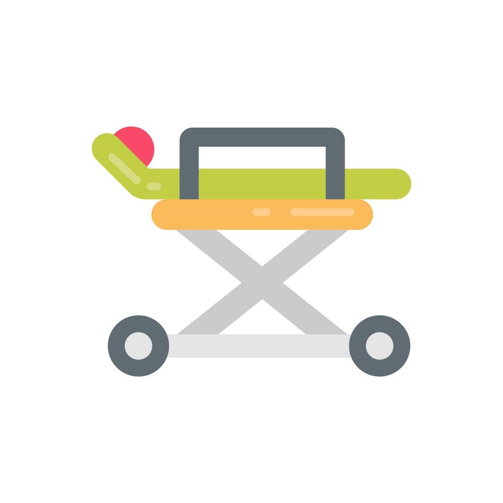 Stretcher icon in vector. Illustration vector