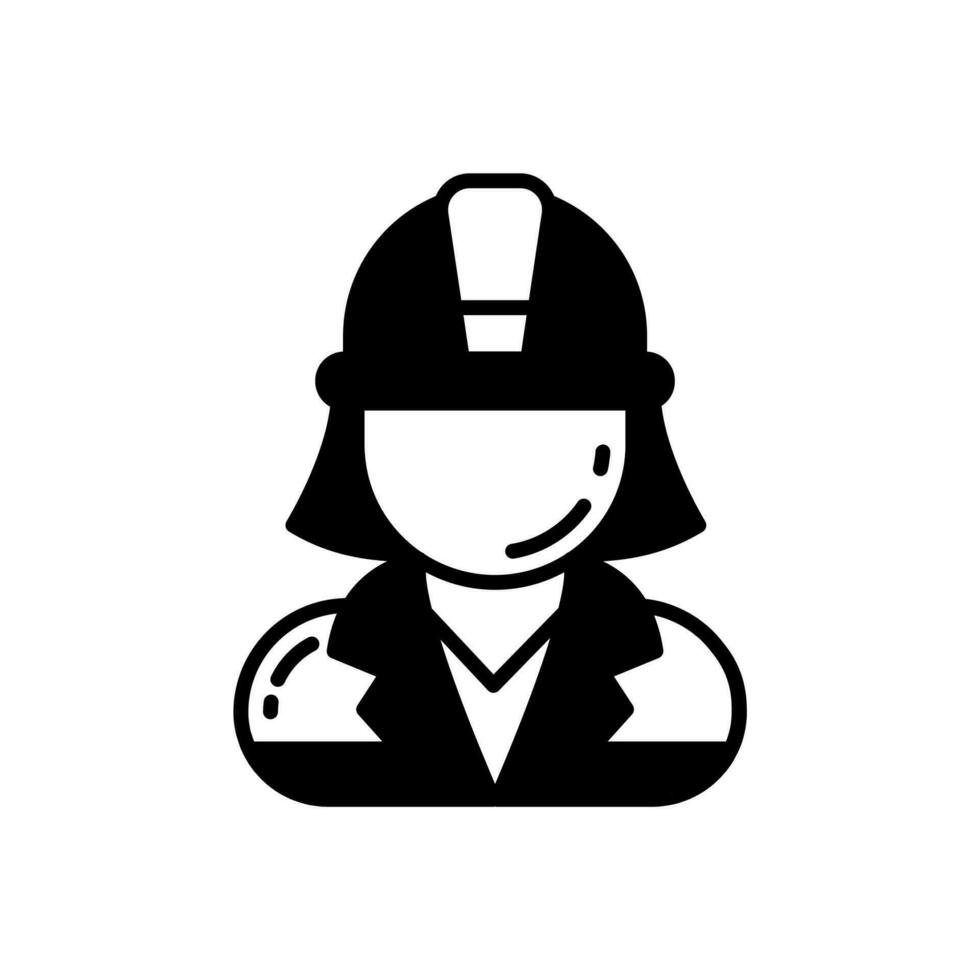 Fire Fighter icon in vector. Illustration vector