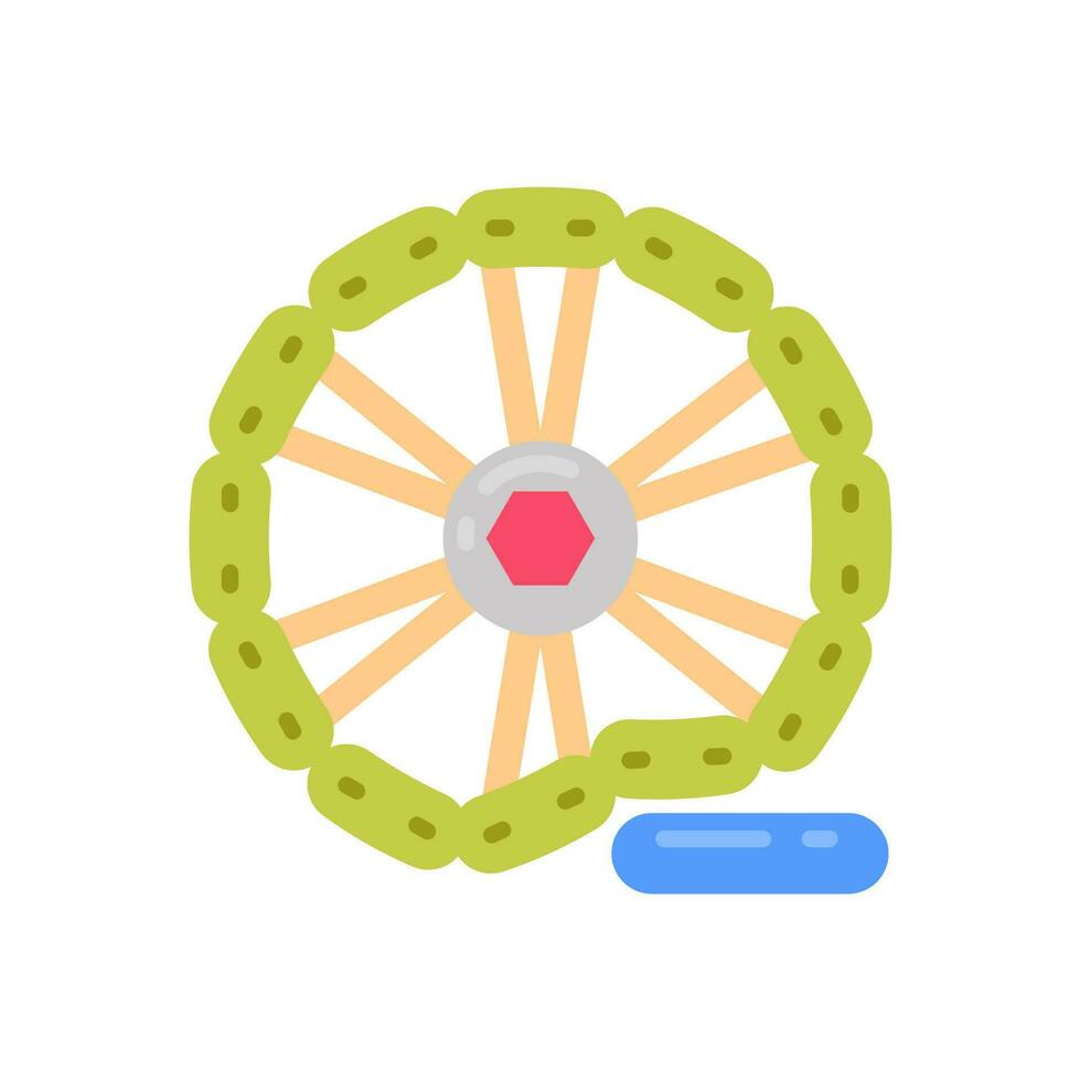 Adaptive Wheel icon in vector. Illustration vector