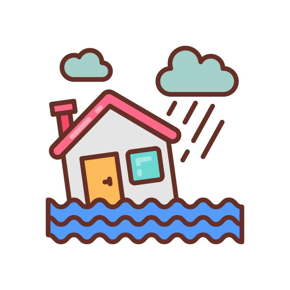 Natural Disaster icon in vector. Illustration vector