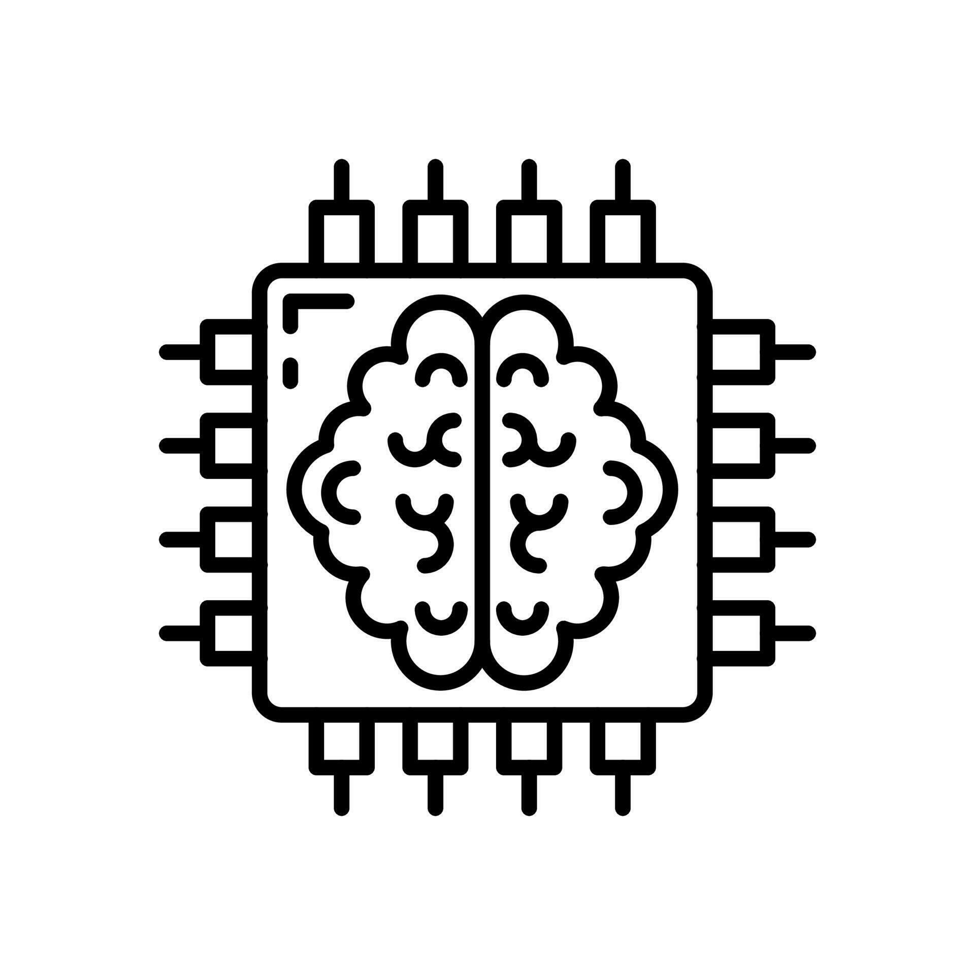 Artificial Intelligence icon in vector. Illustration 24244765 Vector ...