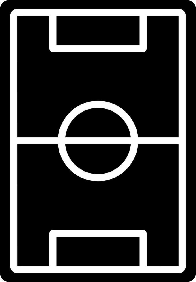 Soccer field icon. vector