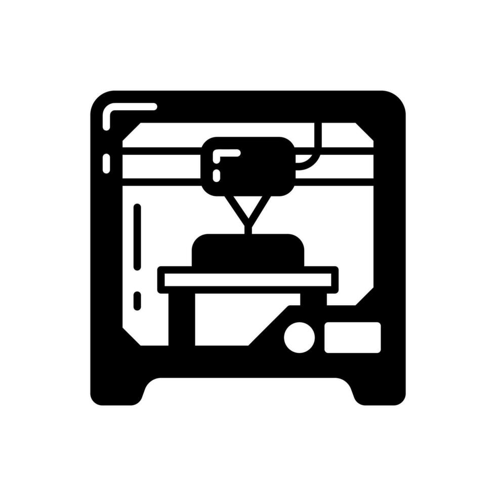 3D Printing icon in vector. Illustration vector