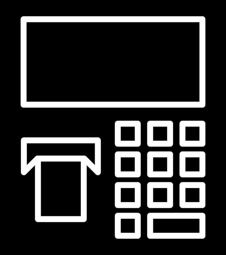 aislado calculadora icono en plano estilo. vector