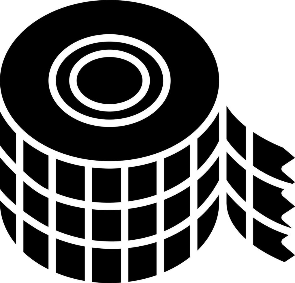 Illustration of fabric icon. vector