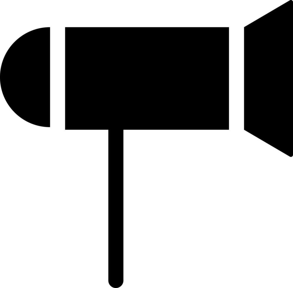 Illustration of megaphone icon. vector