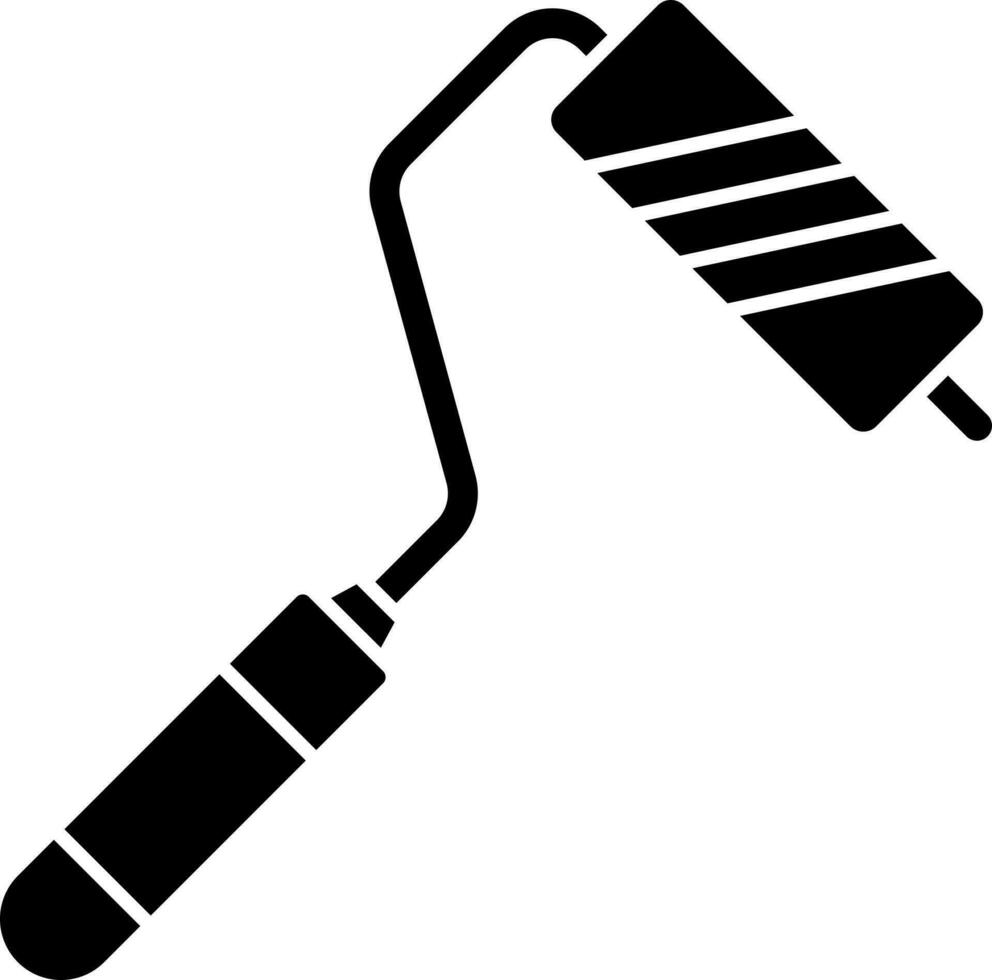 Vector illustration of paint roller.